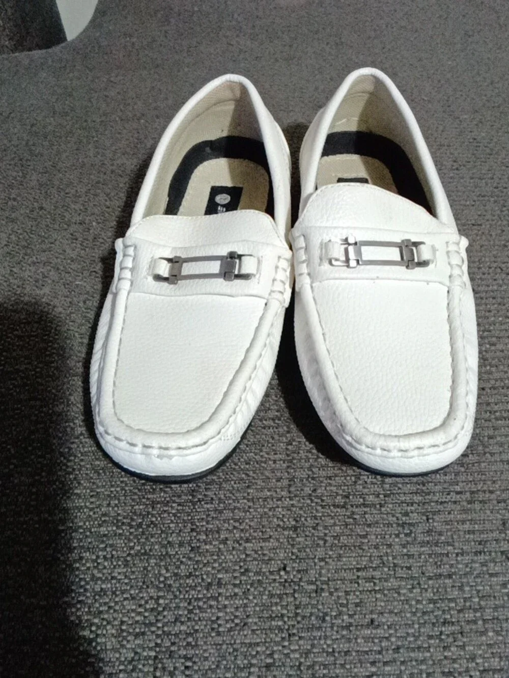 NWOT Boy White Casual Slip-On Loafers